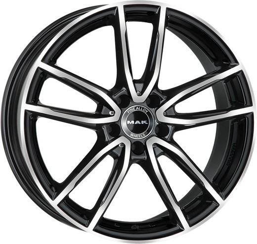 Llanta EVO Marca Mak Anclaje 5X112 Diametro 20 Ancho 8 50 ET 60