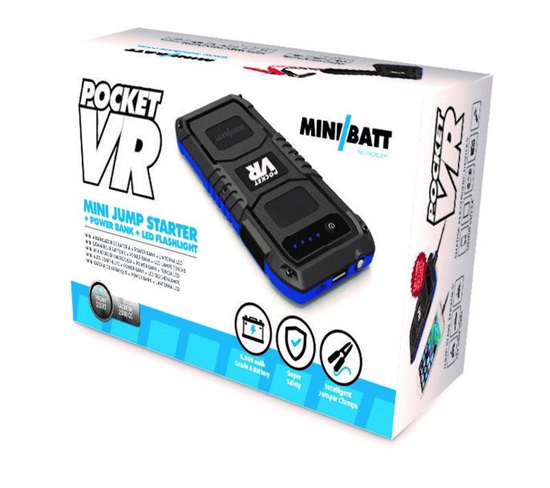 Mini Arrancador miniBatt POCKET VR 4000 mAh.