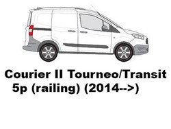 Courier II Tourneo/Transit 5p (railing) (2014-->)