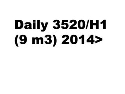 Daily 3520/H1  (9 m3) 2014>