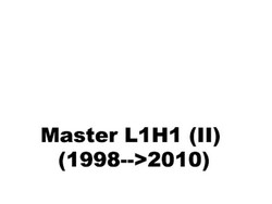 Master L1H1 (II) (1998-->2010)