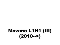 Movano L1H1 (III) (2010-->)