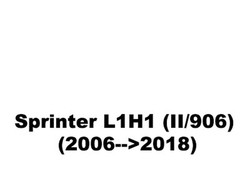 Sprinter L1H1 (II/906) (2006-->2018)