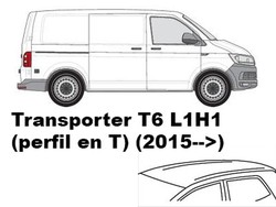 Transporter T6 Corta (perfil en T) (2015-->)