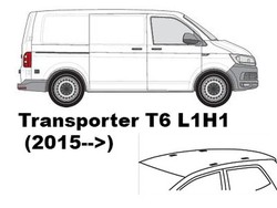 Transporter T6 Corta c/ puntos anclaje (2015-->)