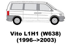 Vito L1H1 (W638) (1996-->2003) (guía en T)