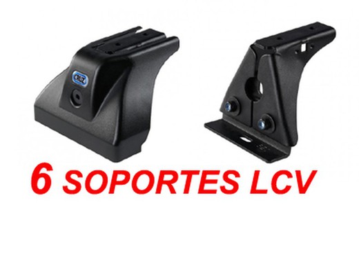 933-433 Kit 6 soportes T. Hiace (96->07->19) (fixpoint)