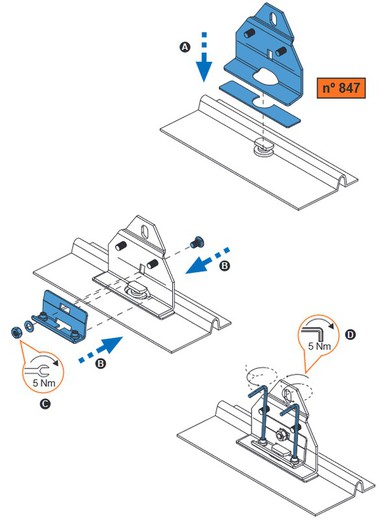 934-406 Kit 6 soportes LCV Jumper/Ducato/Boxer (94->06->14, 14->) - Daily (00->14, 14->)