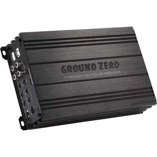 GZ HA MINI FOUR Amplificador Hydrogen 4 x 80W /130 w 4 canales Ground Zero.