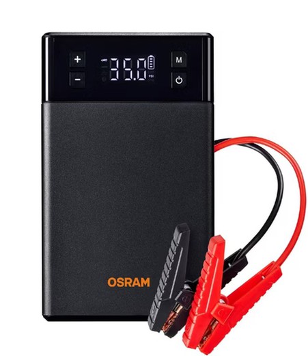 Arrancador de litio OSRAM, 1000A pico + inflador