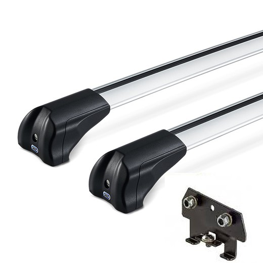 Barras Cruz Airo Fuse Niro (II/SG2) 22> punto fijación en Railing plastico