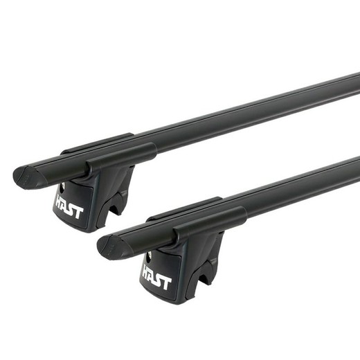 Barras Hast integrada negra para Connect II Tourneo L1y L2 13>22 con railing