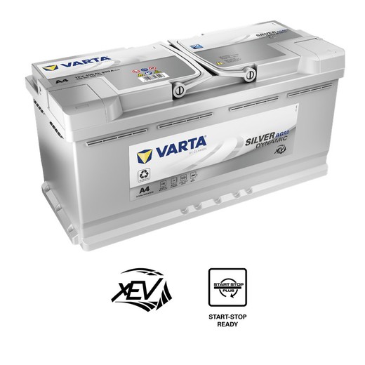 Batería AGM Varta Silver. Dynamic 105 Ah – 950A (A4)