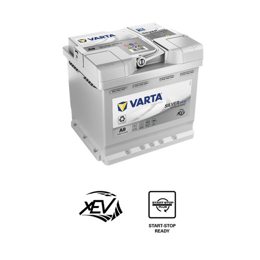 Batería AGM Varta Silver. Dynamic 50 Ah – 540A (A9)