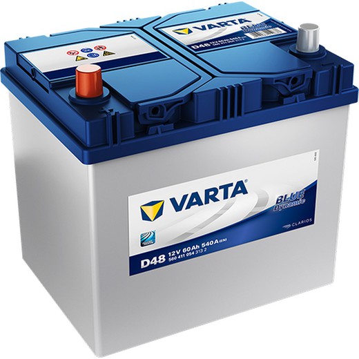 Batería Varta Blue Dynamic 60 Ah – 540A (D48)