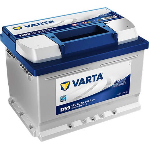 Batería Varta Blue Dynamic 60 Ah – 540A (D59)