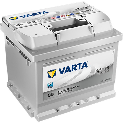 Bateria Varta Silver Dynamic 52 Amp. 520A. (C6)