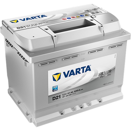 Bateria Varta Silver Dynamic 61 Amp. 600 A (D21)