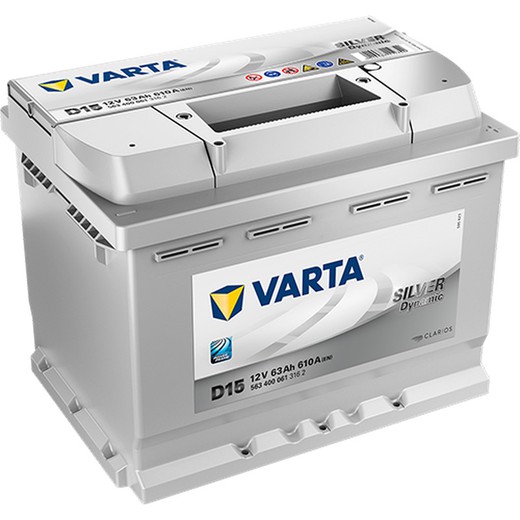 Bateria Varta Silver Dynamic 63 Amp. 610A (D15)