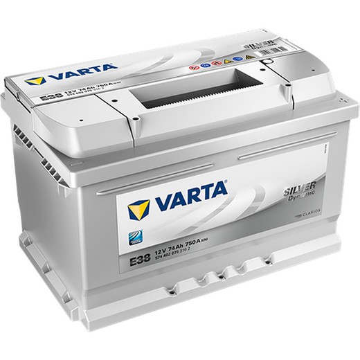 Bateria Varta Silver Dynamic 74 Amp. 750A (E38)