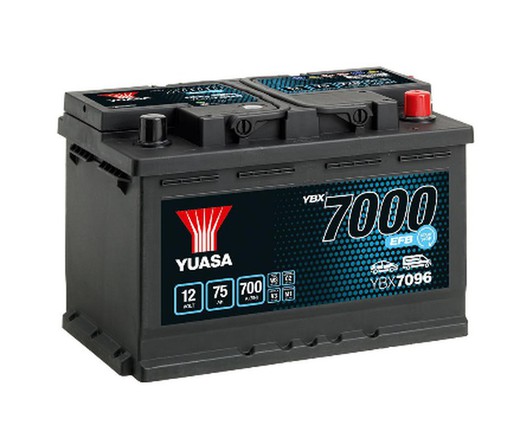 Batería Yuasa YBX7096 EFB 70Ah + Derecha