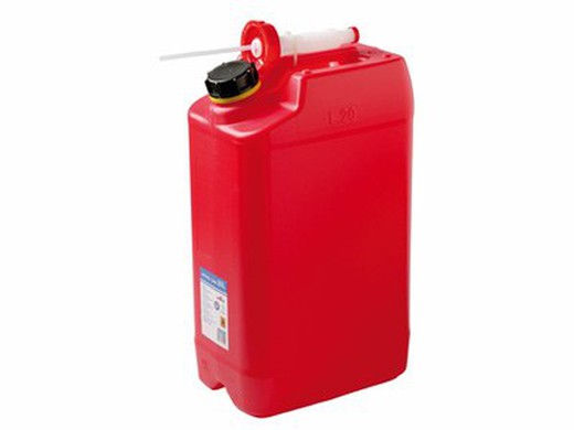 Bidón de gasolina 20 Ltrs. plastico