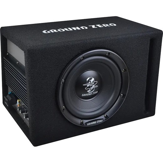 Caja activa subwoofer ventilado 20 cm/8″ Con amplificador 100 WRMS/200 Max.