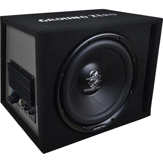 Caja activa subwoofer ventilado de 30 cm/12″ + Amplificador de 150/300 Watts