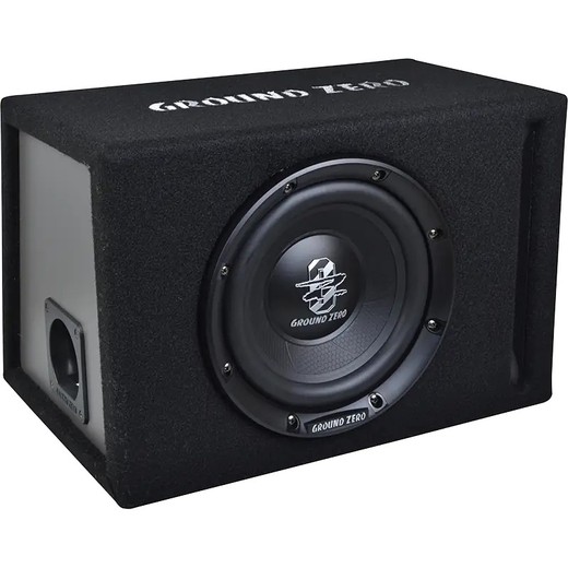 Caja con subwoofer ventilado de 20 cm/8″ Ground Zero