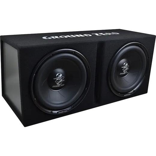 Caja doble con subwoofer ventiladas de 30 cm/12″ 700 Watts RMS