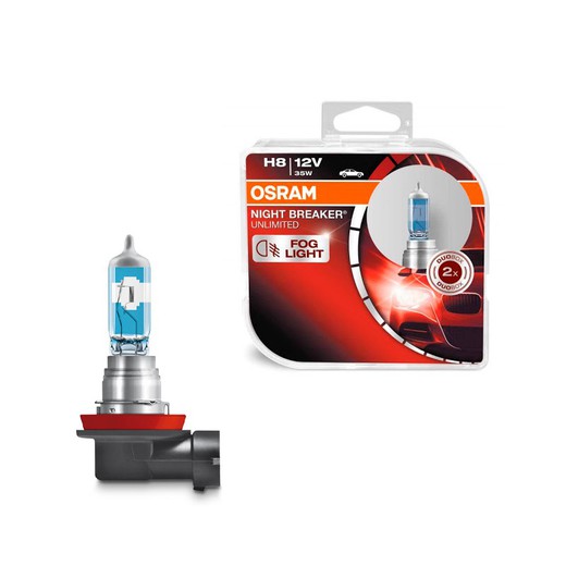 Estuche OSRAM NIGHT BREAKER LASER 150% + luz