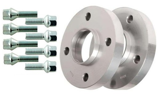 Jg.de Separadores doble centraje 20 mm. + tornillos Toyota