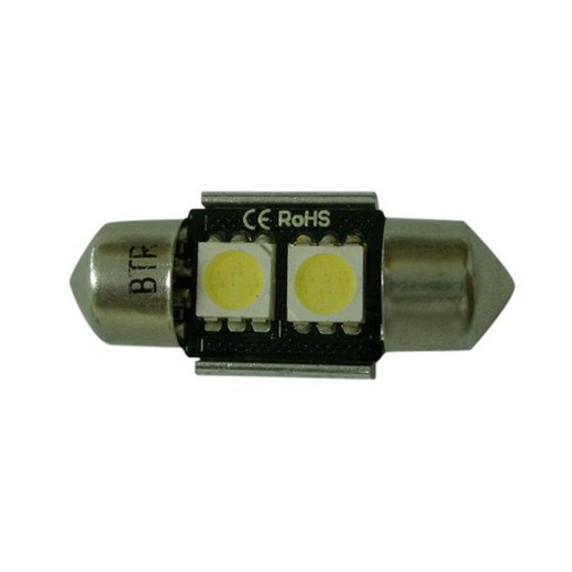 LED C5W 31 mm 3 Led Blancos con Can Bus