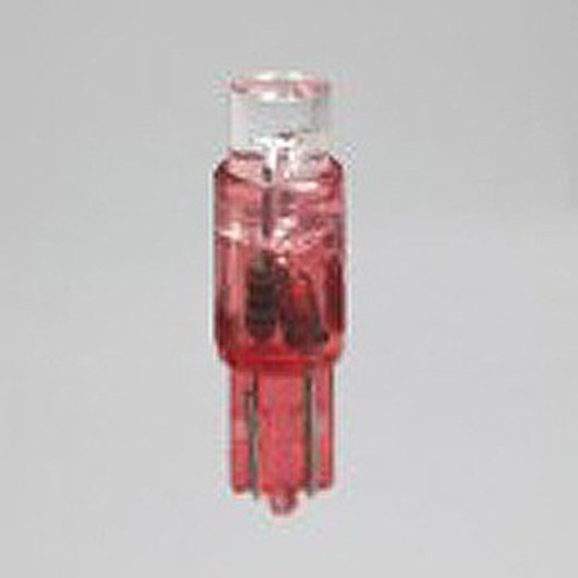 Lámpara cuña pequeña de Led 12V 1.2 color rojo