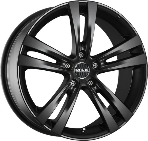 Llanta ZENITH marca Mak anclaje 5X112 diametro 18 (Ancho: 8.00 - ET: 30) Acabado Matt black