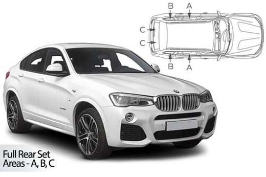 Parasoles a medida  BMW Serie X4 F26 14>18