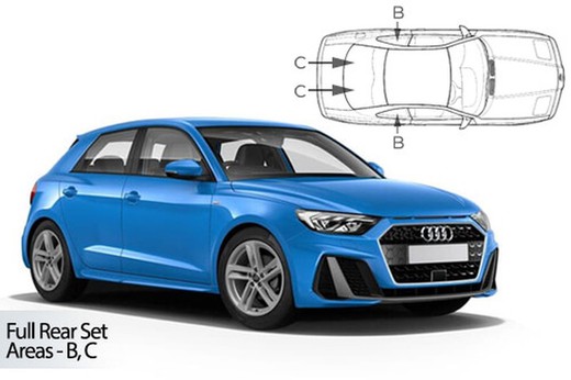 Parasoles a medida Audi A1 5P. 2018>