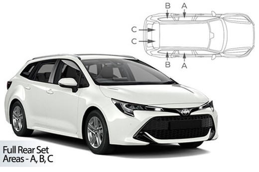 Parasoles a medida Toyota Corolla Familiar 2018>