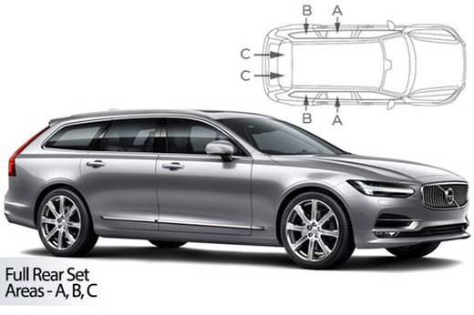 Parasoles a medida Volvo V90 familiar 17>