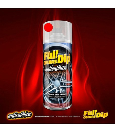 Pintura Full Colors Anticalorica color Rojo 400ml