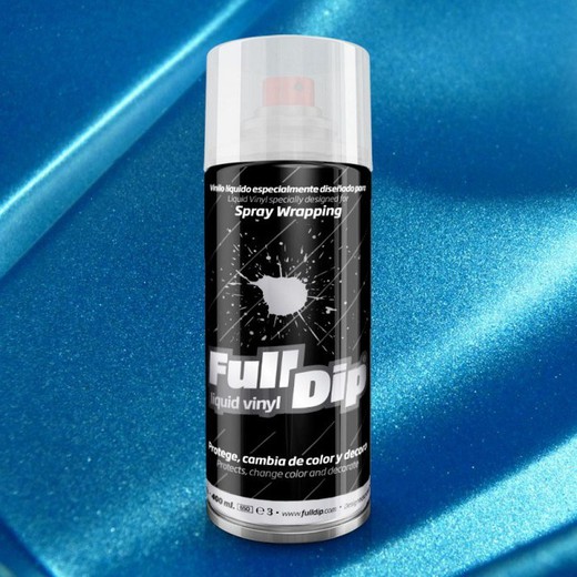 Pintura spray Full Dip Azul metalizado 400ml.