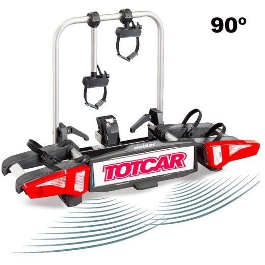 Portabicicletas Plegable Uebler i21 Z90 2 Bicicletas, 90º con sensor parking