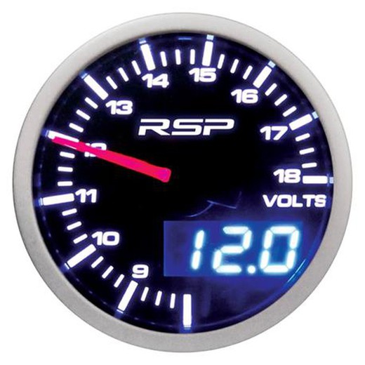 Reloj voltimetro LED bicolor RSP