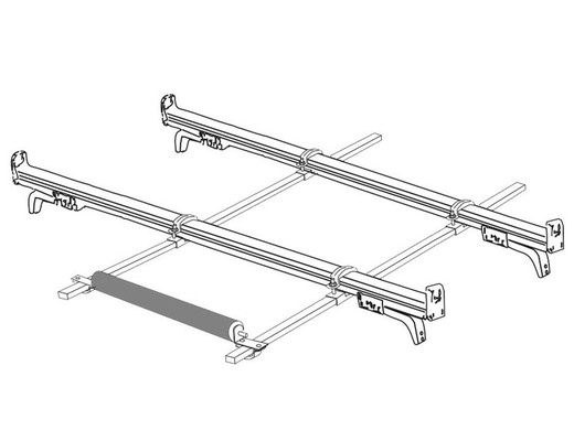 Barra Rullo cm 70 diametro 4,9 con soporte extensibile