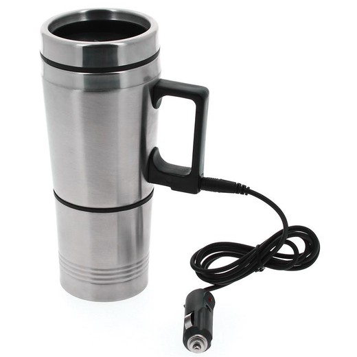 Taza térmica de acero inoxidable para viaje 12V/24V (24V)