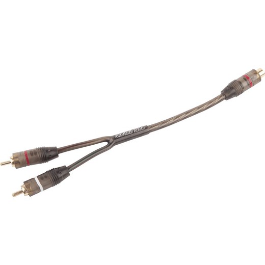 "Y" cable divisor RCA distribuidor, 1 hembra a 2 macho