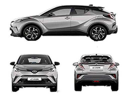 C-HR 5p. 2023> techo normal