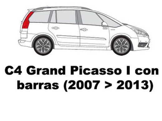 C4 Grand Picasso I con barras 07>13