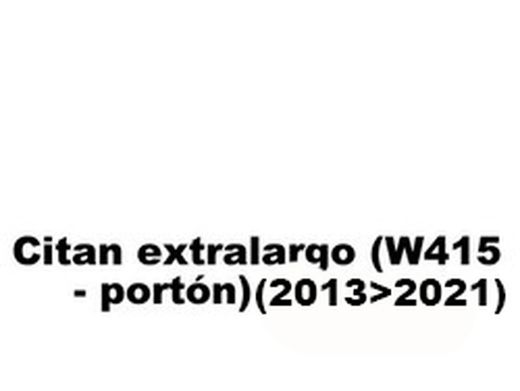 Citan extralargo (W415 - portón) 13>21