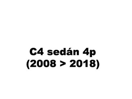 C4 Sedan 4p 08>18